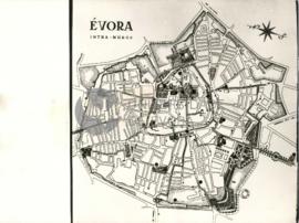 Planta da cidade de Évora