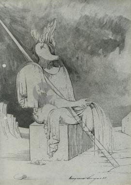 Sem título, desenho/pintura de Cruzeiro Seixas