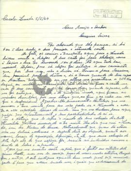 Carta de Fernando M. Durães do Carmo