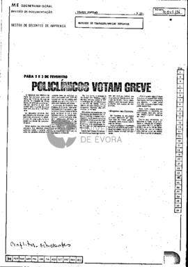 Policlínicos votam greve