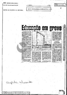 Educação em greve