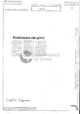 Professores em greve