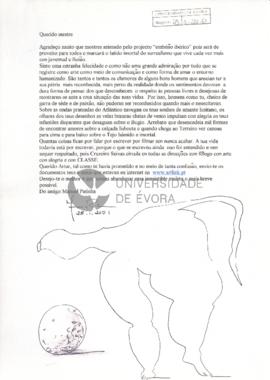 Correspondência de Manuel Patinha