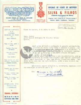 Carta de Alberto Rodrigues da Silva