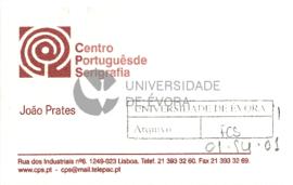 Correspondência do Centro Português de Serigrafia (CPS)