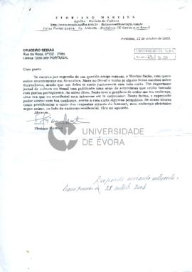 Correspondência de Floriano Martins