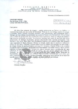 Correspondência de Floriano Martins