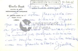 Correspondência de Gisella Giulia Santi