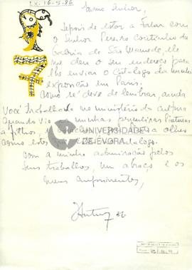 Correspondência de Joaquim Baptista Antunes