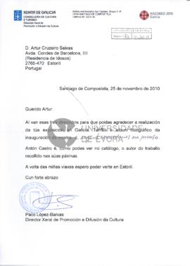 Correspondência de Francisco López Rodriguez