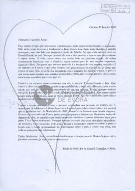 Carta de Gema Ortega Torres e família