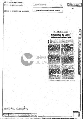 Se o ME não os receber. Estudantes de Letras podem radicalizar luta