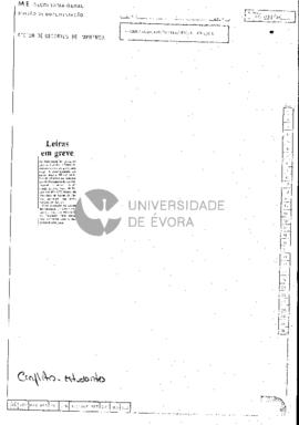 Letras em greve