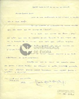 Carta de Carlos Alberto Almeida