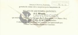 Convite da Angelus Novus, Editora
