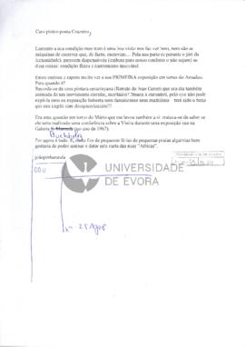 Carta de João Pinharanda