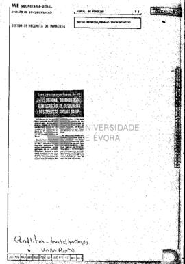 Tribunal ordenou reintegração de tesoureiro dos Serviços Sociais da UP