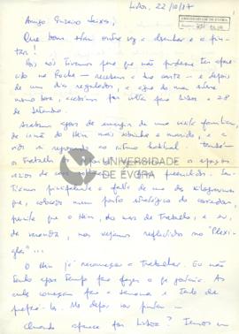 Carta de Teresa Balté e Hein Semke