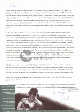 Correspondência de Miguel de Carvalho