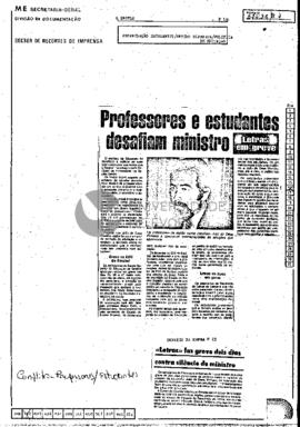 Professores e estudantes desafiam ministro: «Letras» faz greve dois dias contra silêncio de Ministro
