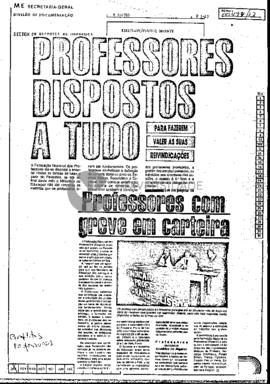 Professores dispostos a tudo
