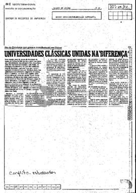 Dia do Estudante com greve e manifestação em Lisboa. Universidades Clássicas unidas na 'Diferença'