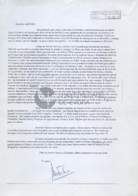 Correspondência de Juan Carlos Valera