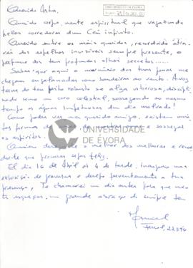 Correspondência de Manuel Patinha
