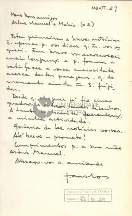 Cartas de José Carlos Melo