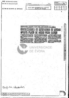Coordenadora de estudantes de Letras aprova plano de acção para Março