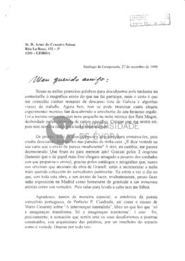 Correspondência de Francisco López Rodriguez