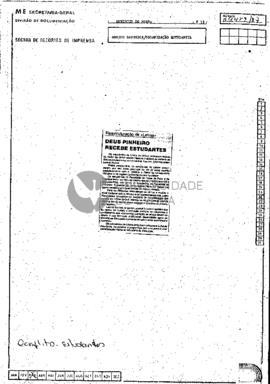 Reestruturação de «Letras». Deus  Pinheiro recebe estudantes