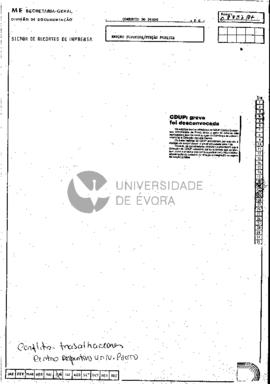 CDUP: greve foi desconvocada