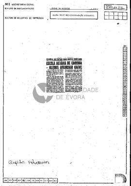 Contra as faltas nas aula teóricas. Escola Agrária de Coimbra - Alunos anunciam greve