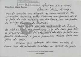 Correspondência de Francisco López Rodriguez