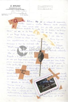 Correspondência de Manolo R. Mateos e Pedro Enrique Polo Soltero