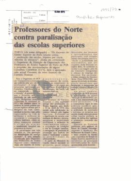 Professores do Norte contra paralização das escolas superiores