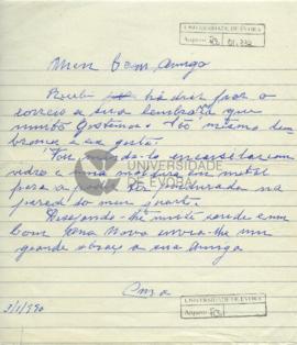 Carta de Ema Blanc Sousa