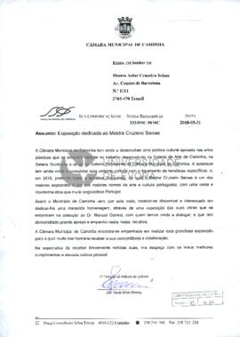 Carta da Câmara Municipal de Caminha