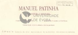 Convite de Manuel Patinha