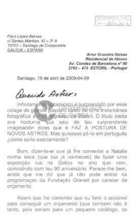 Correspondência de Paco López-Barxas