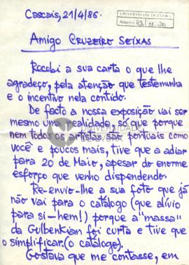 Carta de José Man