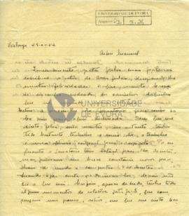 Carta de Maria Manuela Ataíde