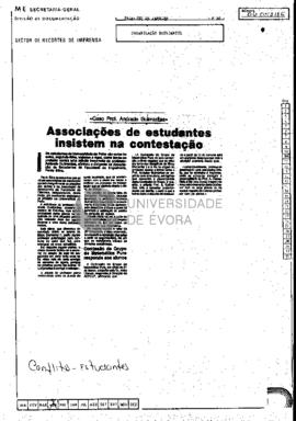 «Caso Prof. Andrade Guimarães». Associações de estudantes insistem na contestação