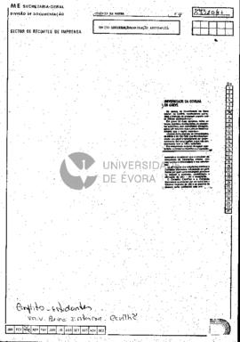 Universidade da Covilhã em greve