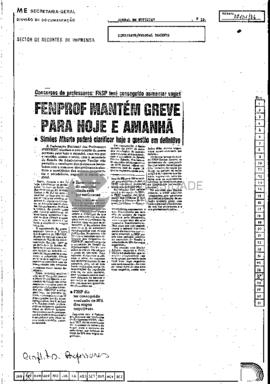 Concursos de professores: FNP terá conseguido aumentar vagas. FENPROF mantém greve para hoje e am...