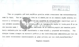 Correspondência da Fundación Eugenio Granell