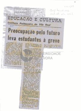 Instituto Politécnico de Vila Real. Preocupação pelo futuro leva estudantes à greve