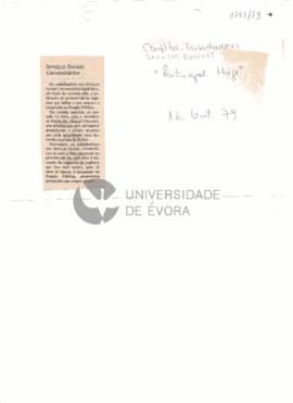 Serviços Sociais Universitários