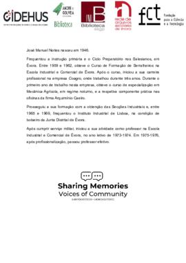Sinopse José Noites